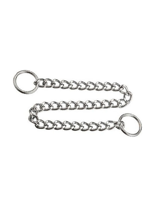 Pet Interest Flat Link Choke Chain Hundehalsband aus Kette in Silber Farbe Groß 3mm x 50cm 3821-L