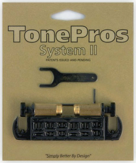 TonePros AVT2G Verschiedene Zubehörteile für Streichinstrumente Brücke Schwarz