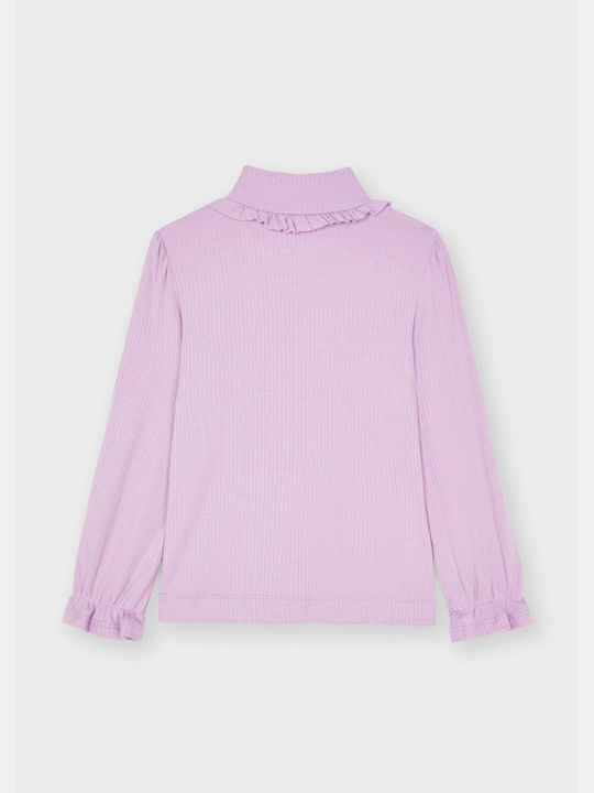 Mayoral Kids Blouse Long Sleeve Lilac