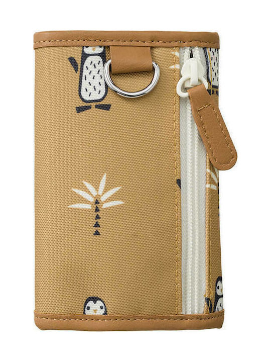 Fresk Penguin Small Fabric Women's Wallet Beige