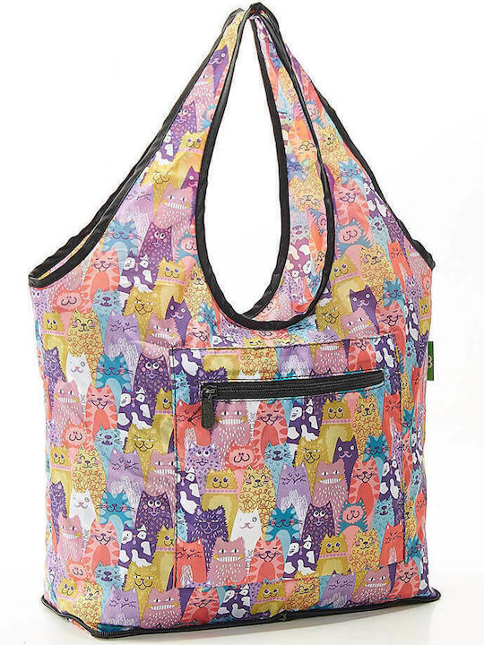 Eco Chic Cats Stoff Einkaufstasche