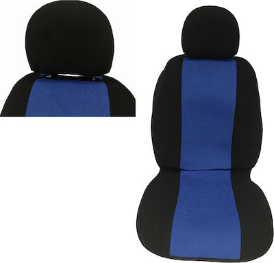 Auto Gs Towel Seat Covers Set 2pcs Super Fresh Blue / Black