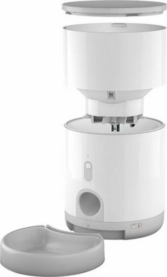 Petoneer Nutri Mini Smart Dispenser Automatic Silicone Feeder for Dog & Cat 2.6lt 31cm in White Color