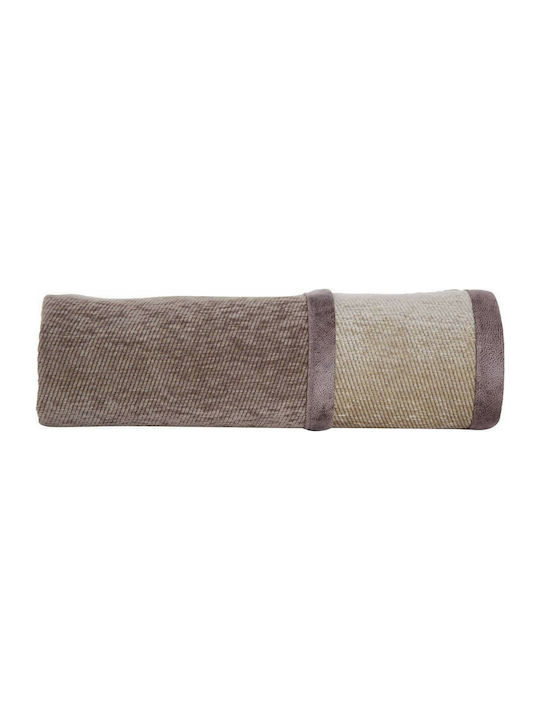 Nef-Nef Homeware New Tanger Ριχτάρι Πολυθρόνας Δύο 'Οψεων 180x180εκ. Beige / Ecru