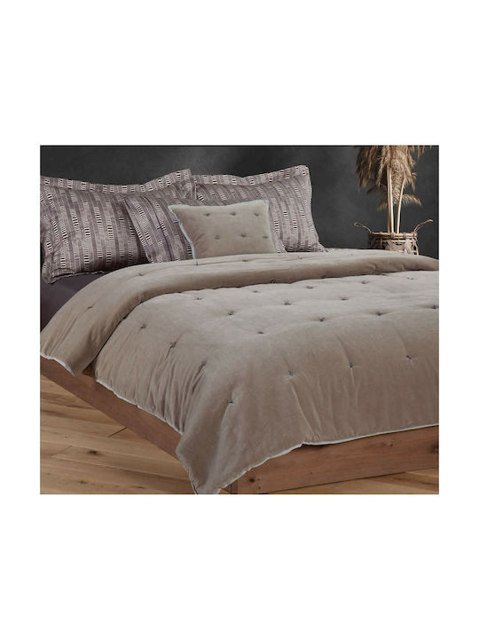 Nef-Nef Homeware Sofa Cushion Elements From 100% Cotton Arctic Greige 45x45cm