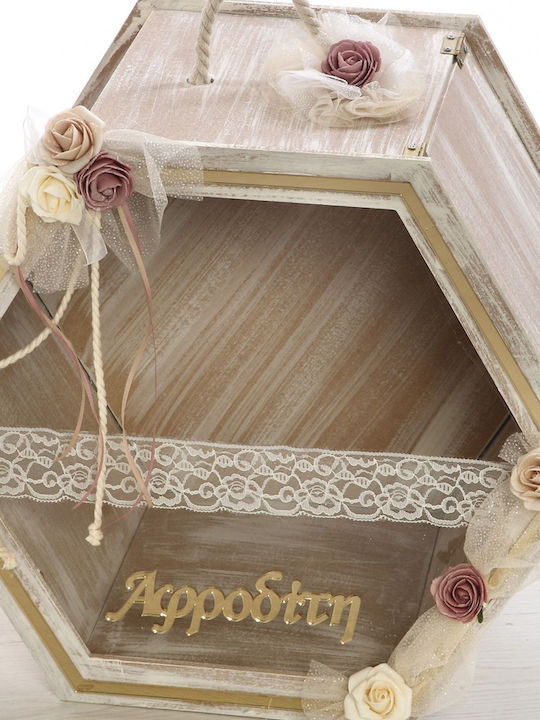 Bellissimo Monogram Taufset mit Blumen Thema