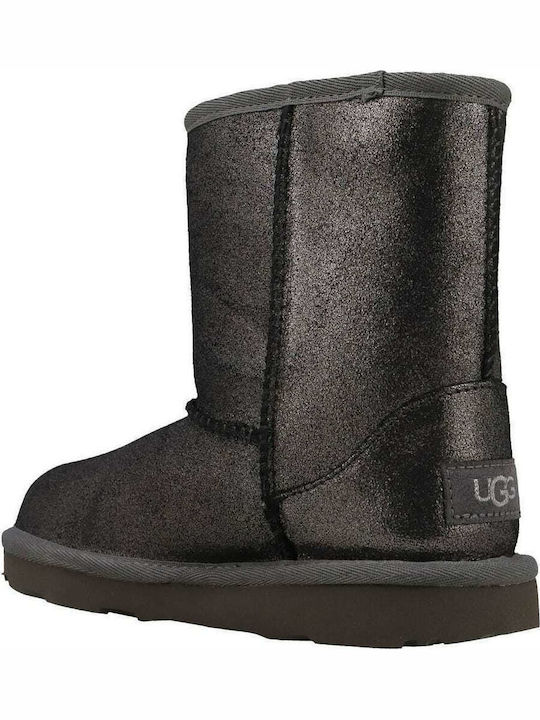 Classic II Suede Kids Boots Black