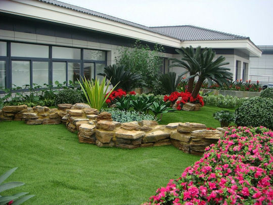 Synthetic Turf in Roll Morea with 2m Width and 40mm Height (price per sq.m)