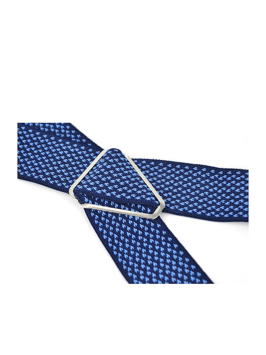 Victoria Suspender Printed Blue Royal Electric