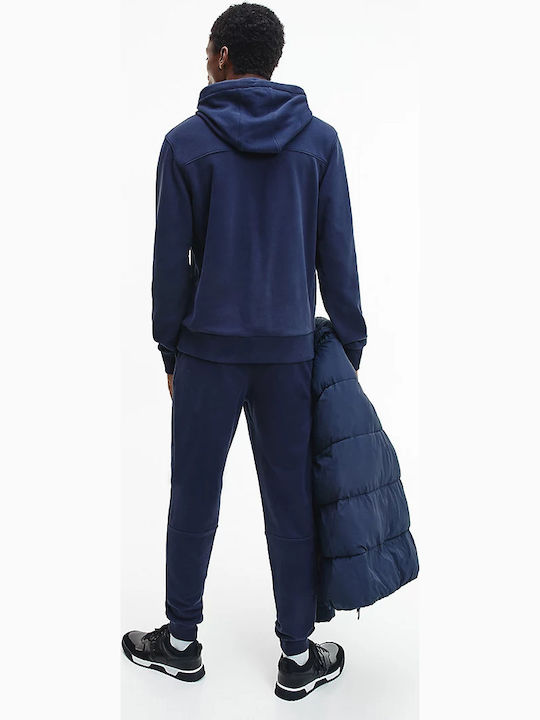 Φούτερ με Κουκούλα Navy
