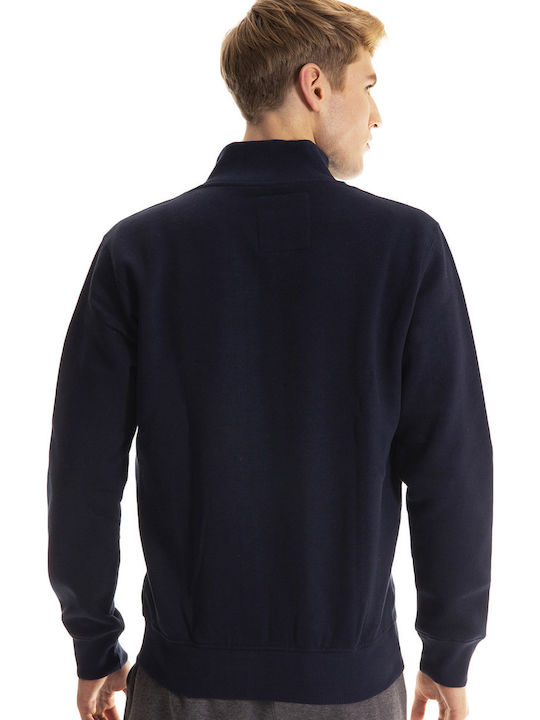 Magnetic North Herren Sweatshirt Jacke mit Taschen Navy