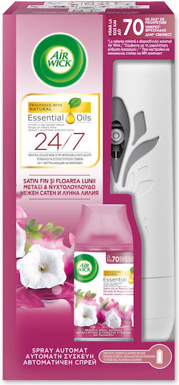 Airwick Ανταλλακτικό για Συσκευή Ψεκασμού Freshmatic με Άρωμα Smooth Satin & Moon Lilly 250ml
