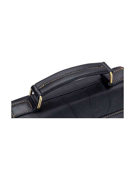 Leather Men's Black Briefcase
