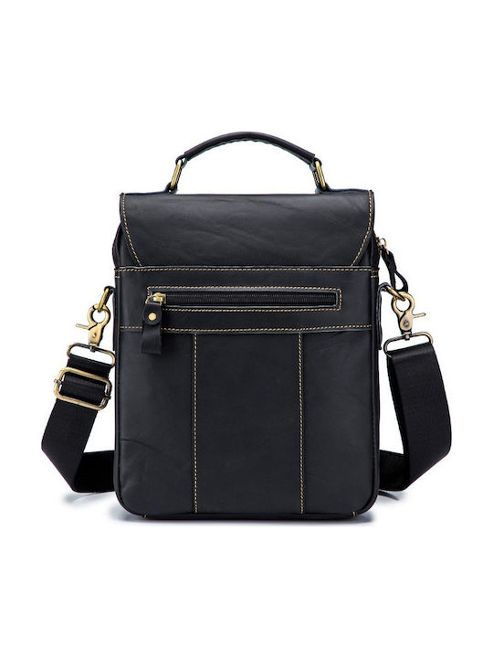 Leather Men's Black Briefcase
