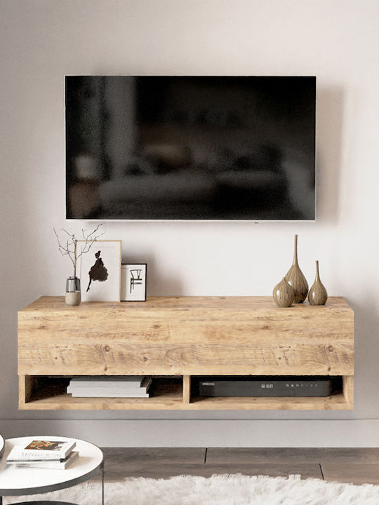Έπιπλο Τηλεόρασης Roscoe Oak Μ100xΠ31.5xΥ29.5cm