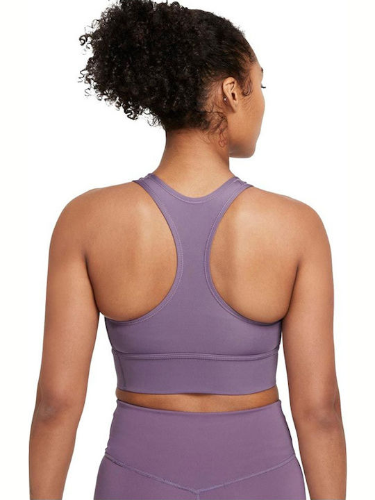 Nike Swoosh Women's Sports Bra with Removable Padding Purple