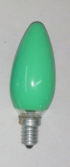 Leuci 40220Π Λάμπα Πυρακτώσεως Πράσινη 40W για Ντουί E14