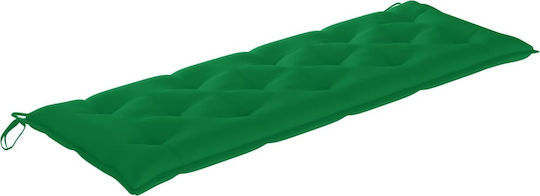 vidaXL Gartenstuhlkissen Mit Rückenlehne Grün 150x50cm
