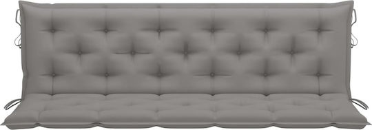 vidaXL Възглавница за Градинска Люлка Сив 180x50см. 315029