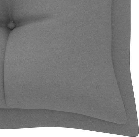 vidaXL Възглавница за Градинска Люлка Сив 180x50см. 315029