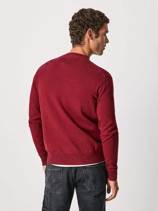 Pepe Jeans Men's Long Sleeve Sweater Red