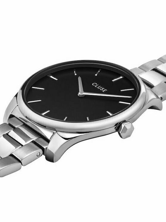 Cluse Feroce Women's Watch with Silver Metal Bracelet