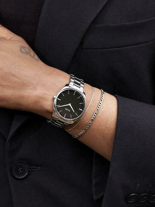 Cluse Feroce Women's Watch with Silver Metal Bracelet