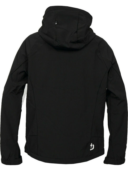 Winter Jacket Softshell Waterproof and Windproof Black