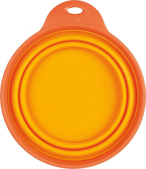 Trixie Reise Futter- / Trinknapf für Hund Silikon 500ml 14cm