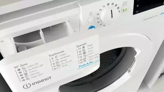 Indesit BWE 81285X W EE N Πλυντήριο Ρούχων 8kg 1200 Στροφών Water Balance Plus F163709