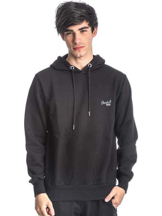 Paco & Co Men's Sweatshirt with Hood Black / White