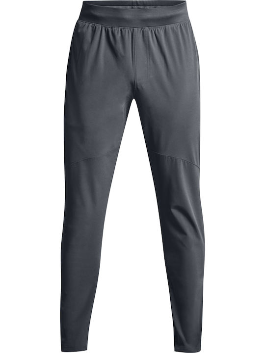 Stretch Woven Sweatpants Gray