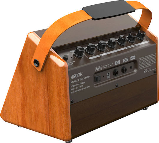 Aroma AG26A Combo Amplificator Instrumente Acustice 1 x 6.5" Maro