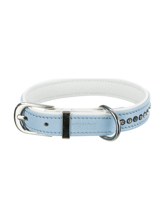 Trixie Active Comfort Dog Collar in Blue color Collar with Rhinestones XXS/XS 17-21cm/12mm Blue XSmall / XXSmall