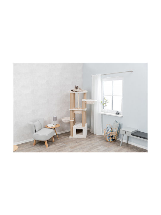 Trixie Elia Ονυχοδρόμιο Γατόδεντρο Μπεζ 58x52x172εκ.