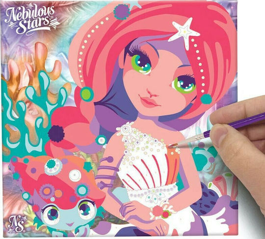 Nebulous Stars Painting Paint By Number Canvas-Coralia for Children 7+ years Years