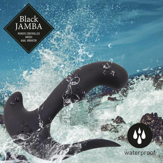 Feelztoys Jamba Πρωκτικός Δονητής με Δυνατότητα Ασύρματης Λειτουργίας Μαύρος 12.2cm