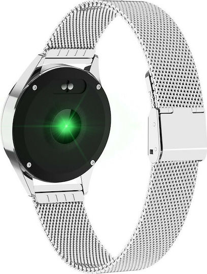 Oromed Crystal Smartwatch με Παλμογράφο (Ασημί)