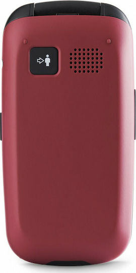 Panasonic KX-TU446 Single SIM Telefon Mobil cu Butoane Mari Roșu
