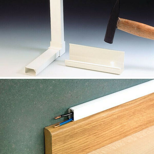 Inofix Plasfix Κανάλι Καλωδίων από Πλαστικό 30x11.5mm Λευκό 2m