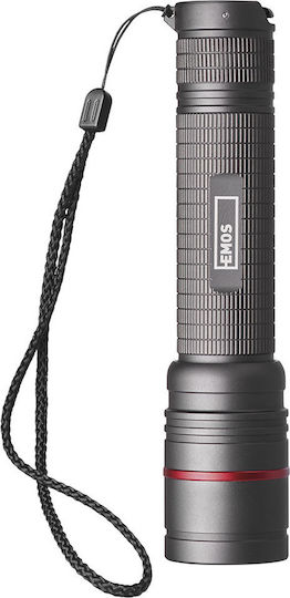 Emos Επαναφορτιζόμενος Φακός LED IP65 με Μέγιστη Φωτεινότητα 600lm