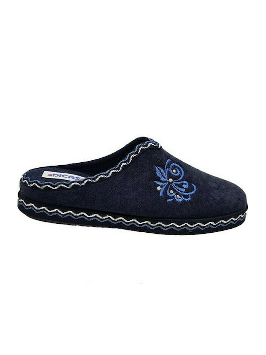 Dicas 6005 Anatomic Women's Slippers In Blue Colour