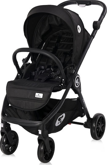 Lorelli Patrizia Adjustable 2 in 1 Baby Stroller Suitable for Newborn Black 10.4kg