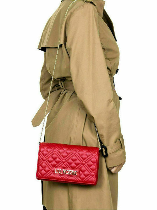 Moschino Damen Tasche Crossbody Rot