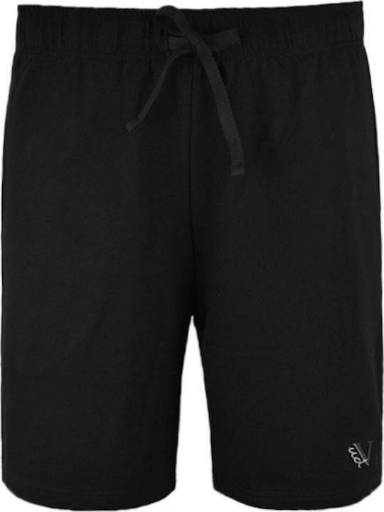 Vamp Men's Winter Cotton Pajama Bermuda Black