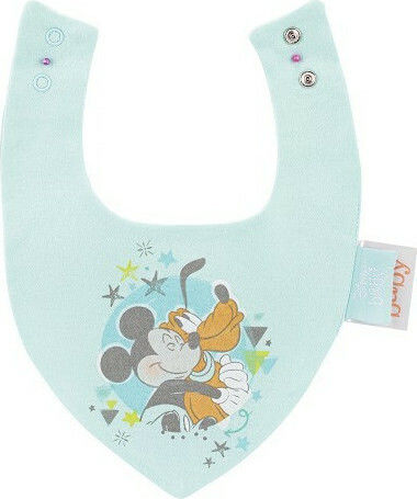 Interbaby Mickey 2 Bandana Fabric with Button Multicolored 2pcs