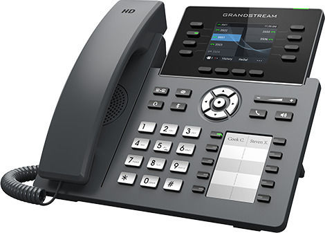 Grandstream GRP2634 Ενσύρματο Τηλέφωνο IP 8 γραμμών Μαύρο
