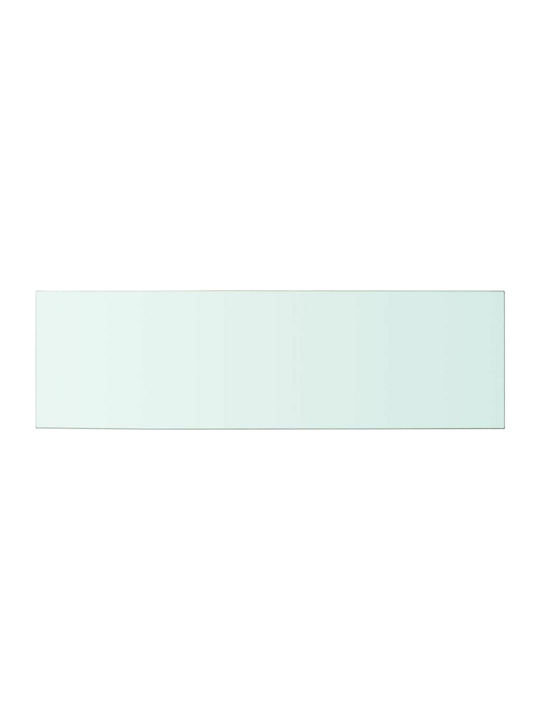 Ράφια Τοίχου Διάφανο (2τμχ) 100x30x0.8εκ.