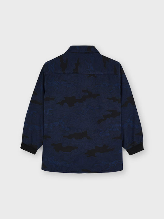 Mayoral Kids Shirt Navy Blue