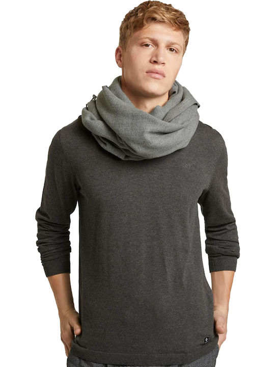 Tom Tailor Men's Scarf Heather Grey Melange